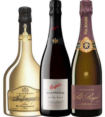 【10月限定大特価】ストラディバリウス&ポル・ロジェ含むシャンパニュ3本セット