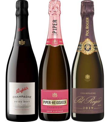 【10月限定大特価】パイパー・エドシック含むロゼ2種飲み比べシャンパーニュ3本セット