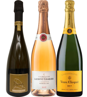 【10月限定大特価】ヴーヴ・クリコ含むシャンパーニュ3本セット
