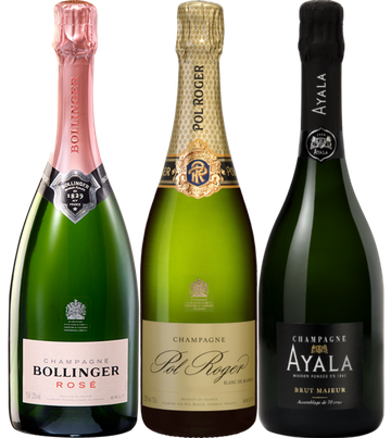【10月限定大特価】ボランジェのロゼ含むシャンパーニュ3本セット