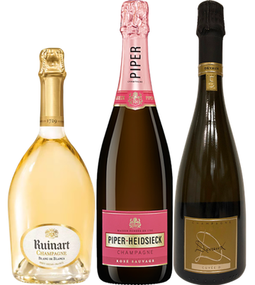 【10月限定大特価】ルイナール&パイパー・エドシック含むシャンパーニュ3本セット